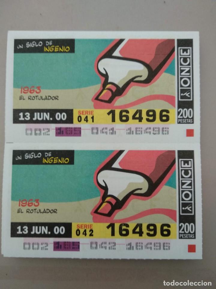 ONCE Coupons: CUPONES ONCE- UN SIGLO DE INGENIOS, 13/06/2000