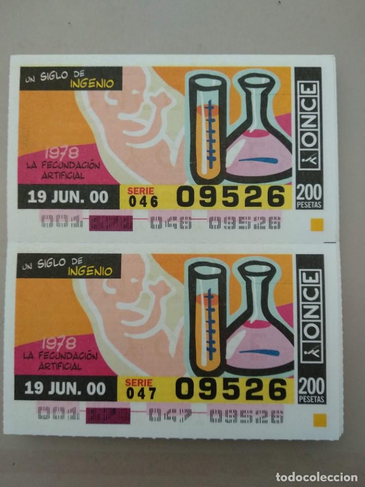 ONCE Coupons: CUPONES ONCE- UN SIGLO DE INGENIOS, 19/06/2000