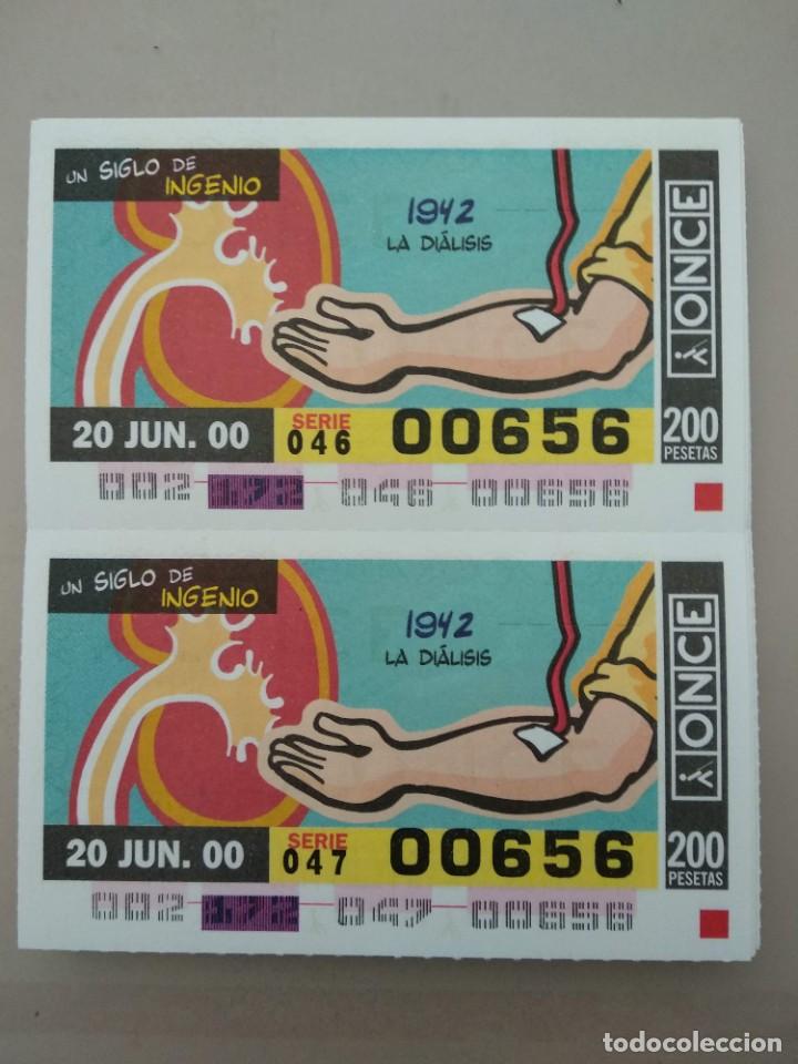 ONCE Coupons: CUPONES ONCE- UN SIGLO DE INGENIOS, 20/06/2000