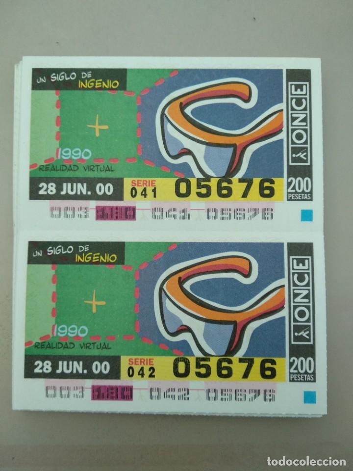 ONCE Coupons: CUPONES ONCE- UN SIGLO DE INGENIOS, 28/06/2000