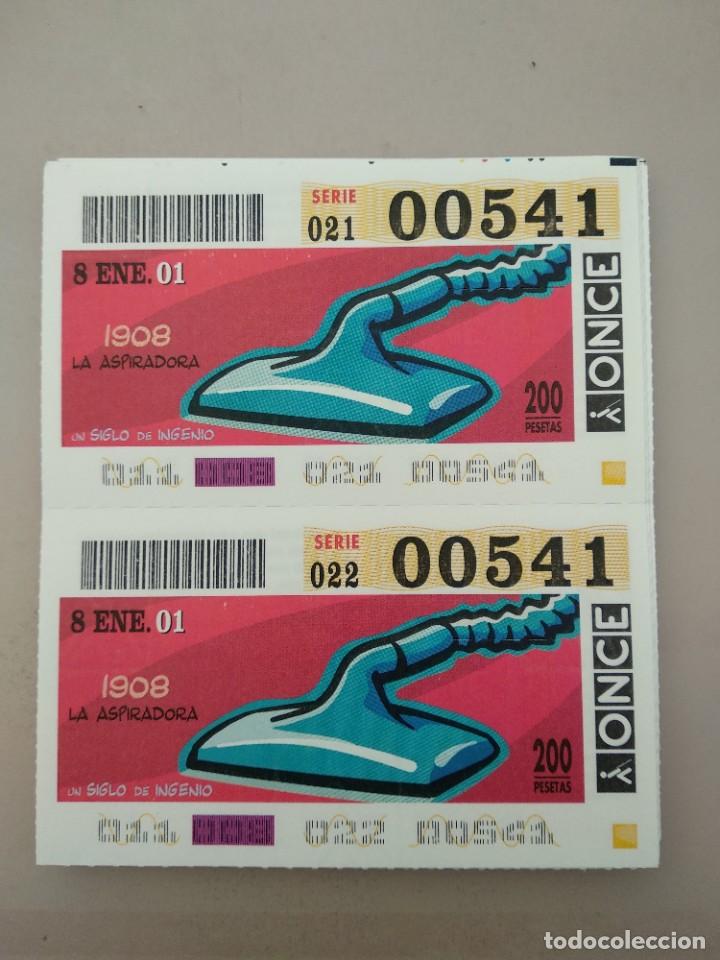 ONCE Coupons: CUPONES ONCE- UN SIGLO DE INGENIOS, 08/01/2001