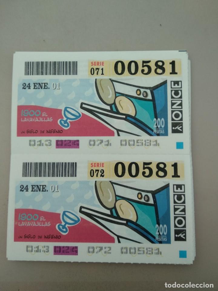 ONCE Coupons: CUPONES ONCE- UN SIGLO DE INGENIOS, 24/01/2001