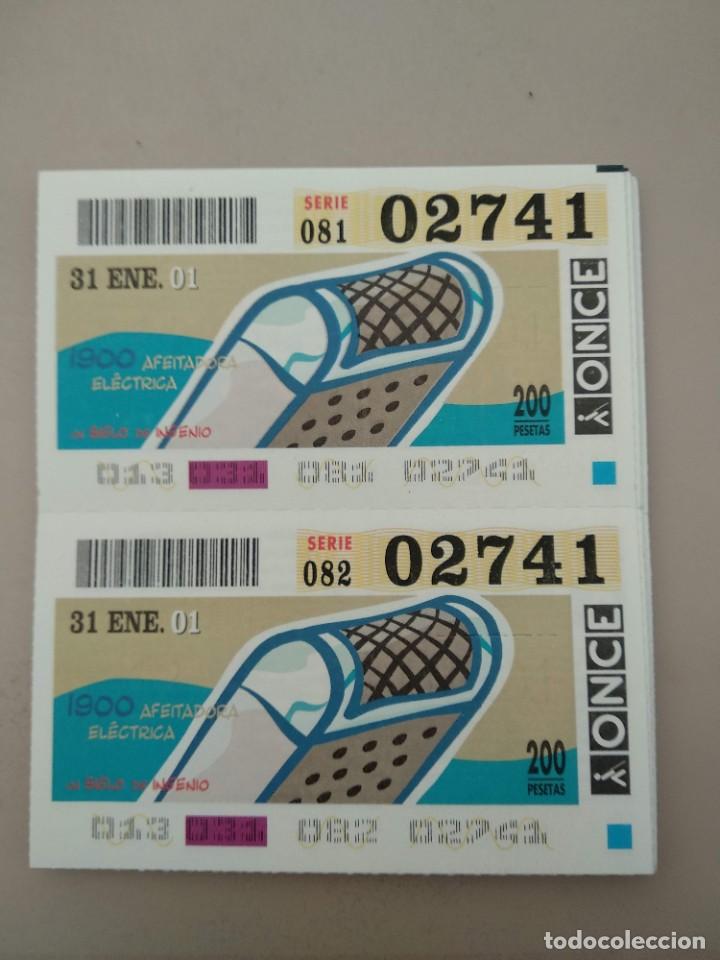 ONCE Coupons: CUPONES ONCE- UN SIGLO DE INGENIOS, 31/01/2001