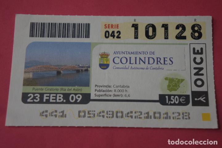 ONCE Coupons: CUPON DE LA ONCE CIUDAD DE COLINDRES CANTABRIA