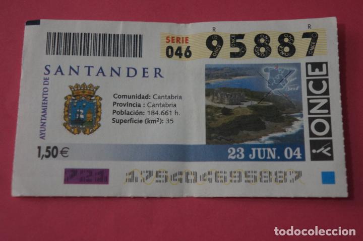 ONCE Coupons: CUPON DE LA ONCE CIUDAD DE SANTANDER CANTABRIA