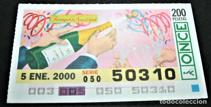 ONCE Coupons: CUP&Oacute;N ONCE - 5-ENERO-2000 - TIEMPO DE NAVIDAD