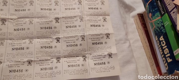 Cupones ONCE: HOJA RIFA PRO-INFANCIA GIJON 1959 - Foto 3
