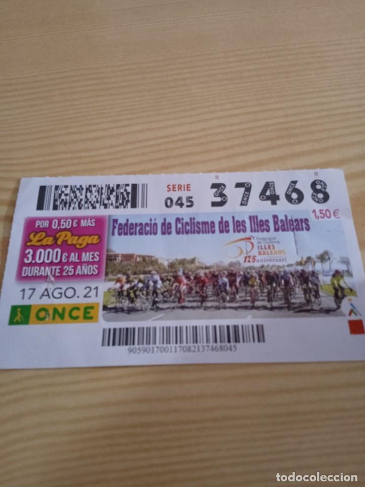 Cupones ONCE: C-BLOCK DECIMO CUPON DE LA ONCE FEDERACIO DE CICLISME DE LES ILLES BALEARS