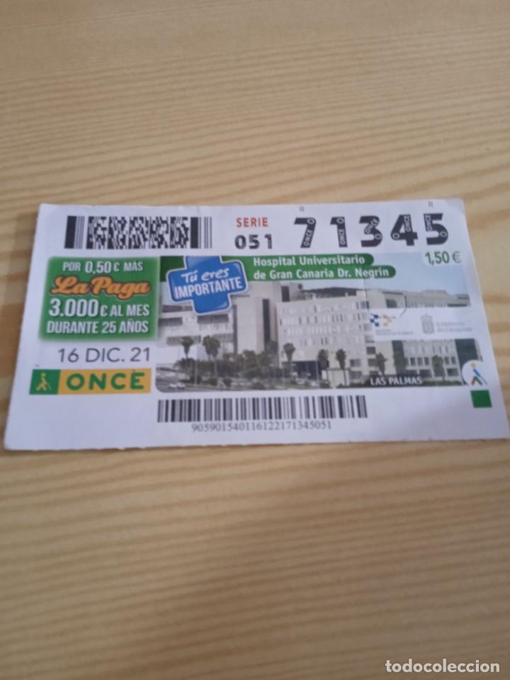 ONCE Coupons: C-BLOCK DECIMO CUPON DE LA ONCE HOSPITAL UNIVERSITARIO DE GRAN CANARIA DR NEGRIN