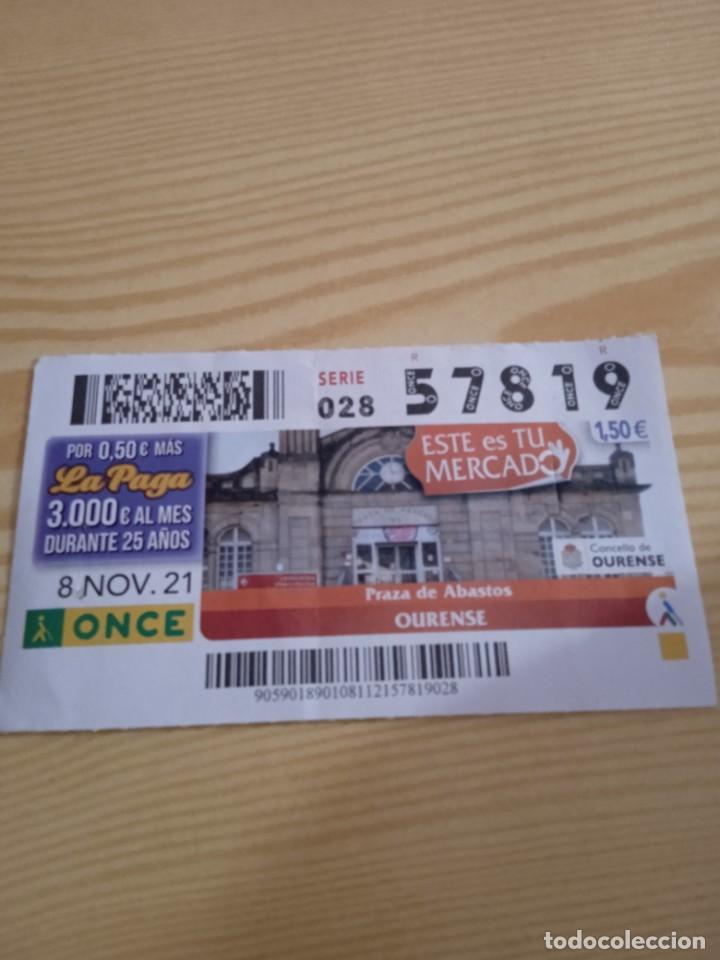 Cupones ONCE: C-BLOCK DECIMO CUPON DE LA ONCE ESTE ES TU MERCADO OURENSE - Foto 1