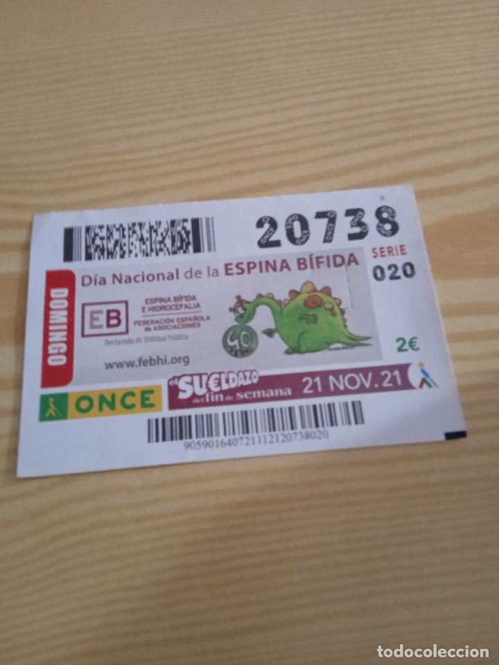 Cupones ONCE: C-BLOCK DECIMO CUPON DE LA ONCE DIA NACIONAL ESPINA BIFIDA - Foto 1