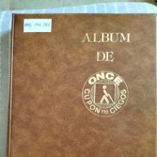 Cupones ONCE: ALBUM DE CUPONES DE LA ONCE AÑOS 1984 A 1988. Lote 363103525