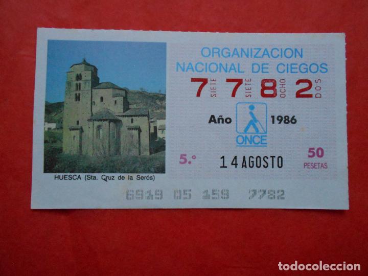Cupones ONCE: CUPON ONCE 1986 14 DE AGOSTO - Foto 1