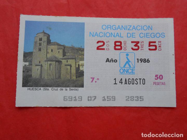 Cupones ONCE: CUPON ONCE 1986 14 DE AGOSTO - Foto 1