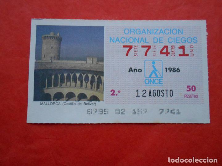 Cupones ONCE: CUPON ONCE 1986 12 DE AGOSTO - Foto 1