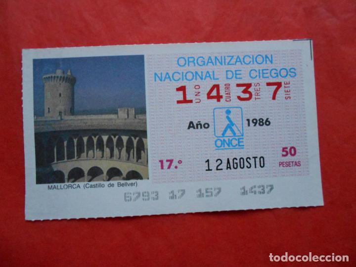 Cupones ONCE: CUPON ONCE 1986 12 DE AGOSTO - Foto 1