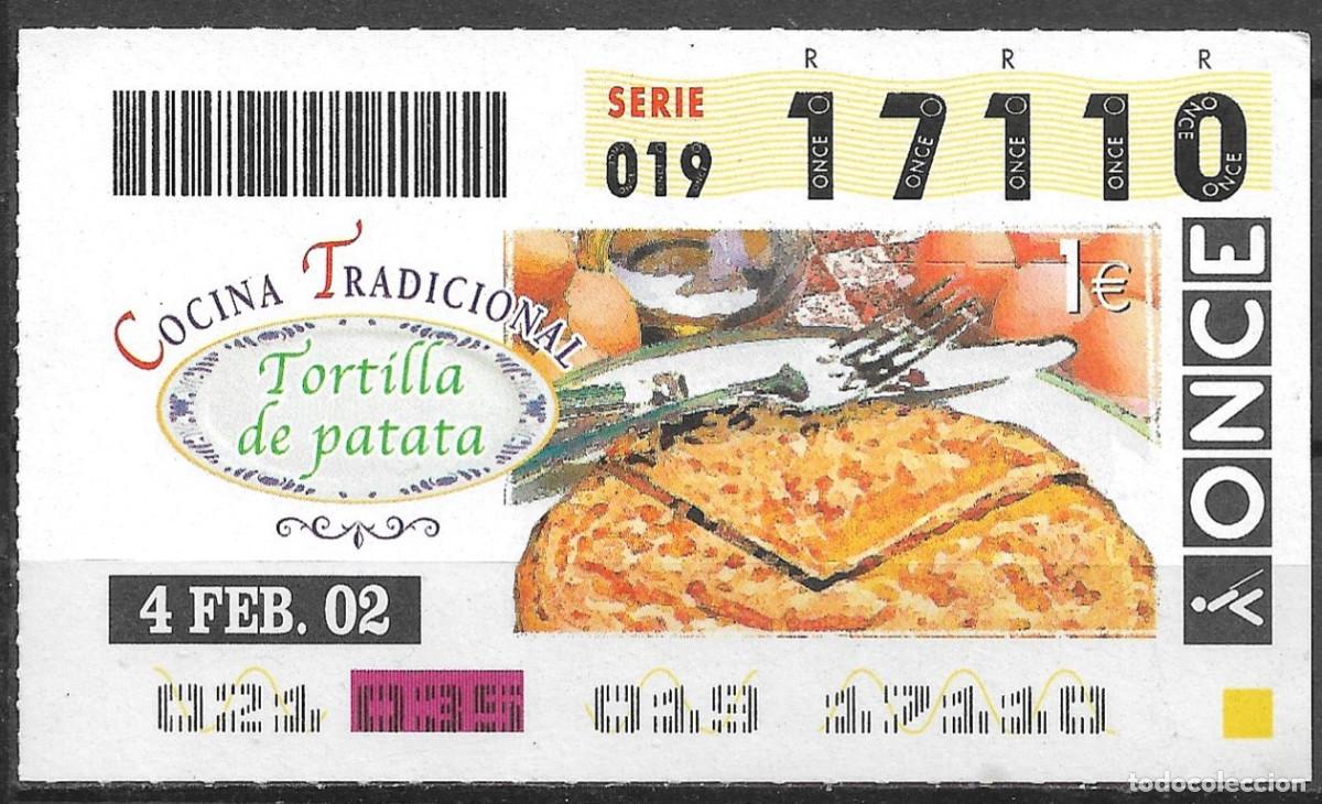 Cupones ONCE: ONCE,COCINA TRADICIONAL,04/02/02. - Foto 1