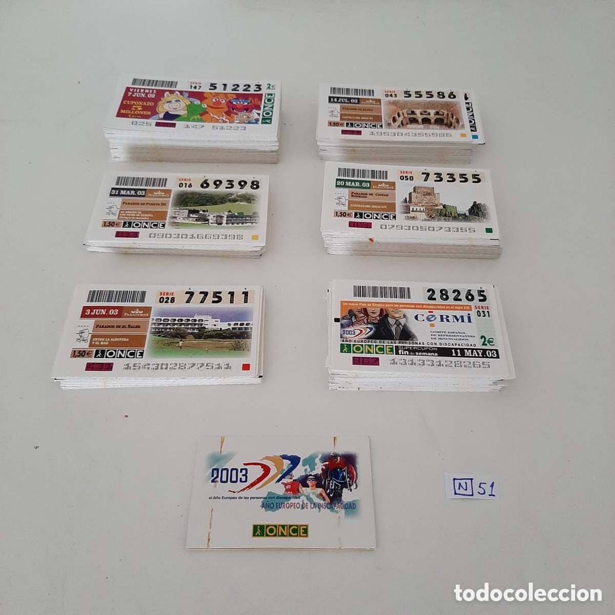 Cupones ONCE: Colecci&oacute;n cupones - ONCE - Foto 3