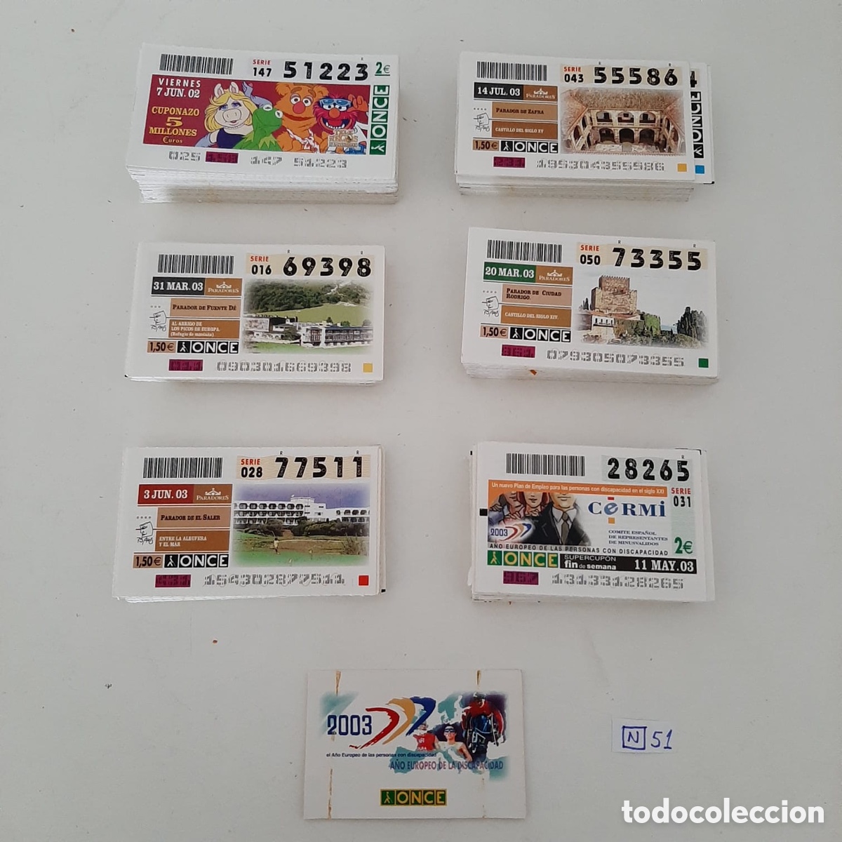 Cupones ONCE: Colecci&oacute;n cupones - ONCE - Foto 4