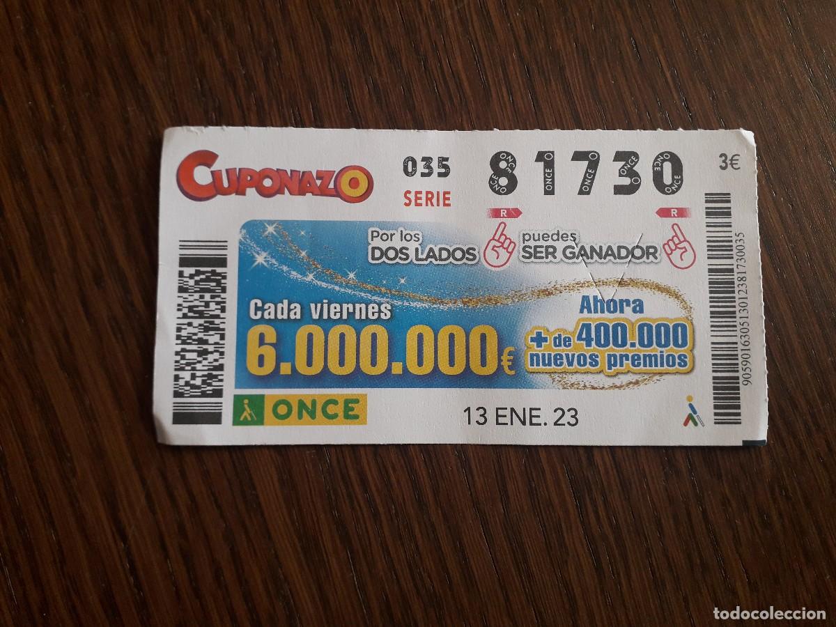 Cupones ONCE: cup&oacute;n once 13-01-23, cuponazo del viernes. - Foto 1