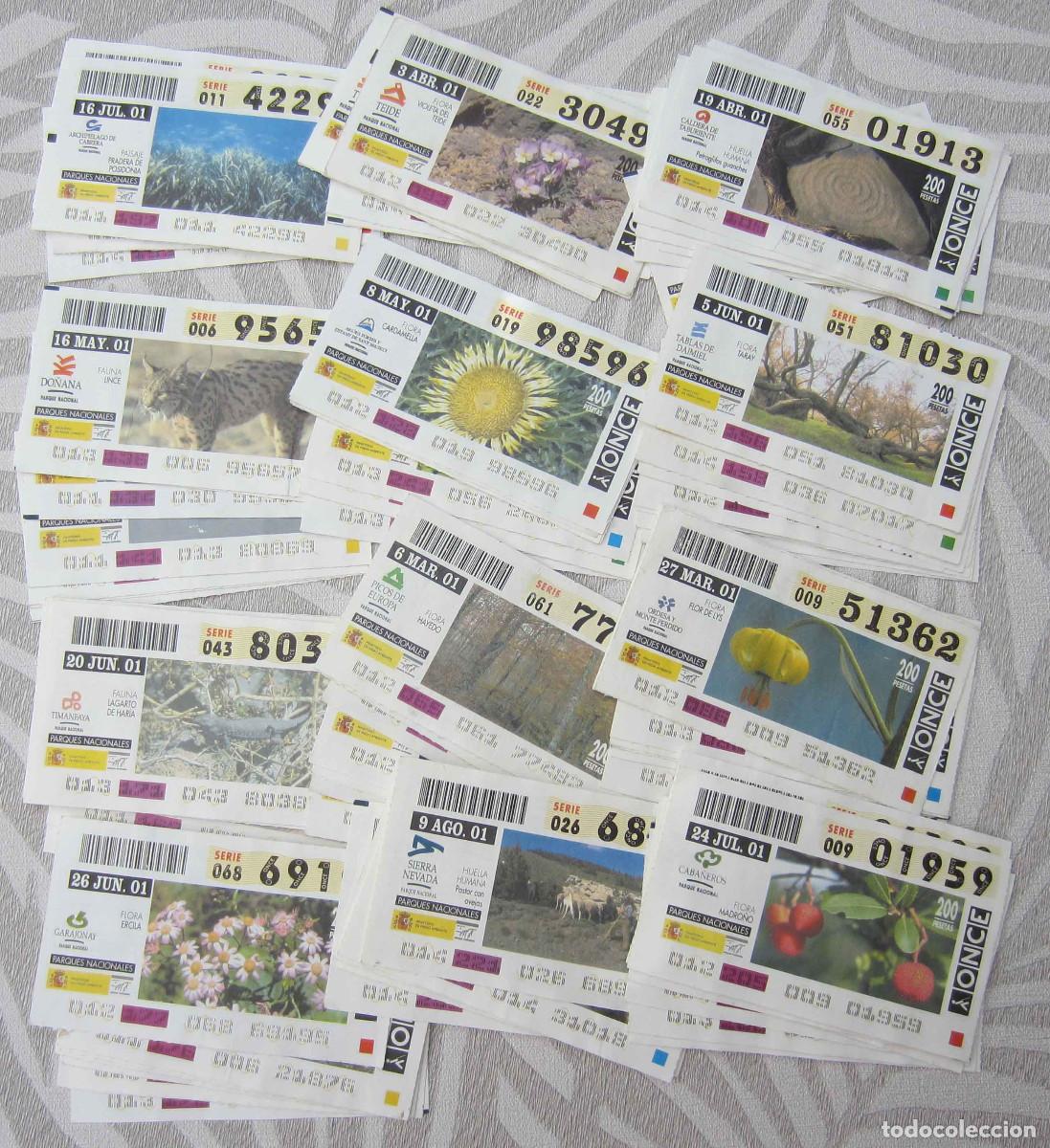 Cupones ONCE: CUPONES ONCE PARQUES NATURALES 2001 - Foto 1