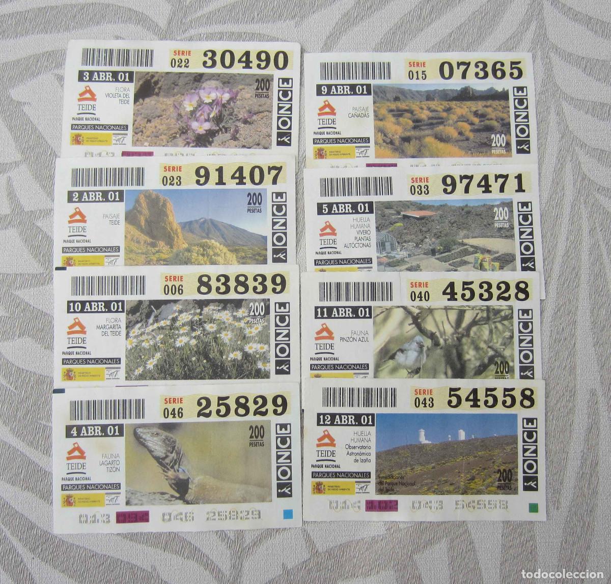 Cupones ONCE: CUPONES ONCE PARQUES NATURALES 2001 - Foto 2