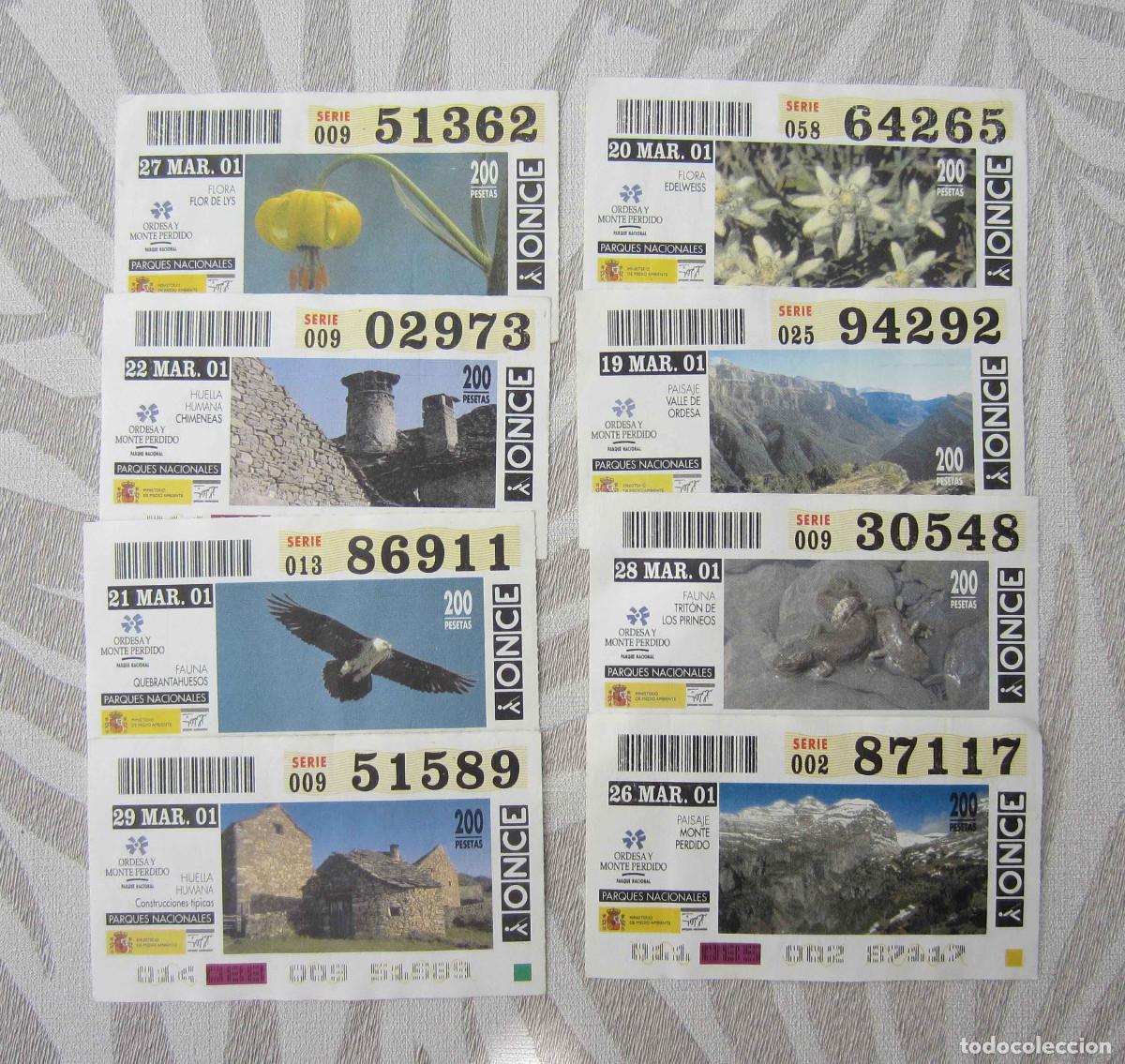 Cupones ONCE: CUPONES ONCE PARQUES NATURALES 2001 - Foto 3