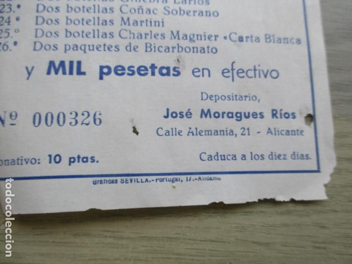 Cupones ONCE: RIFA DE: PRO HOGUERA SENECA AUTOBUSES-1966 - Foto 3