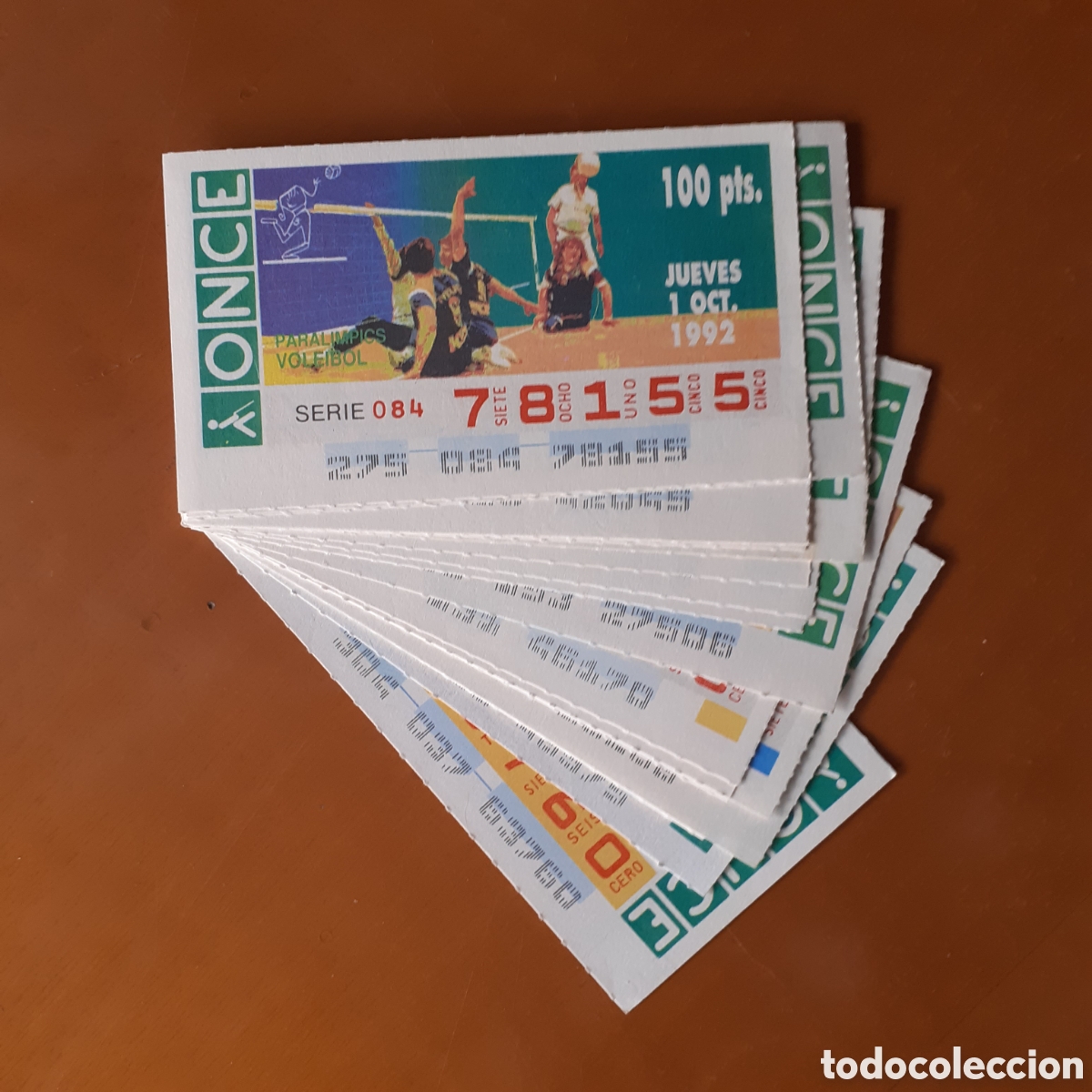 Cupones ONCE: octubre 1992 mes completo cupones once - Foto 1