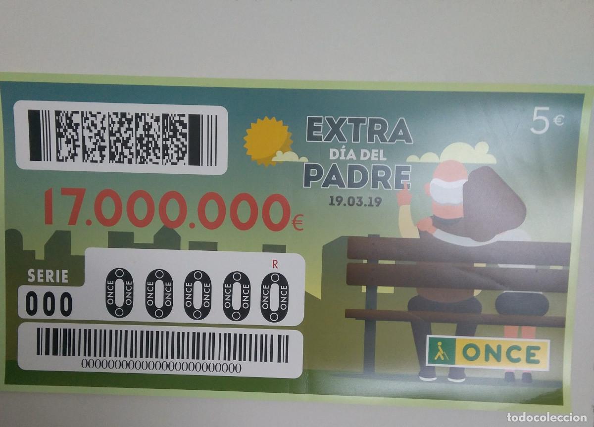 Cupones ONCE: parecido a poster o panel sorteo once dia padre extra 2019 - Foto 2