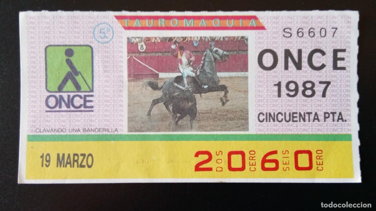Cupones ONCE: CED1 CUPON DE LA ONCE DEL SORTEO 19 DE MAYO DE 1987 - Foto 1