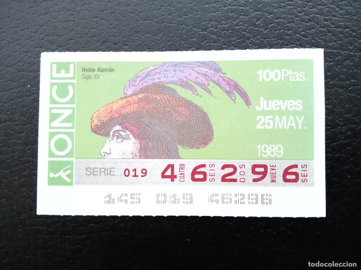 Cupones ONCE: CED1 179 CUPON DE LA ONCE DEL SORTEO25 DE MAYO DE 1989 - Foto 1