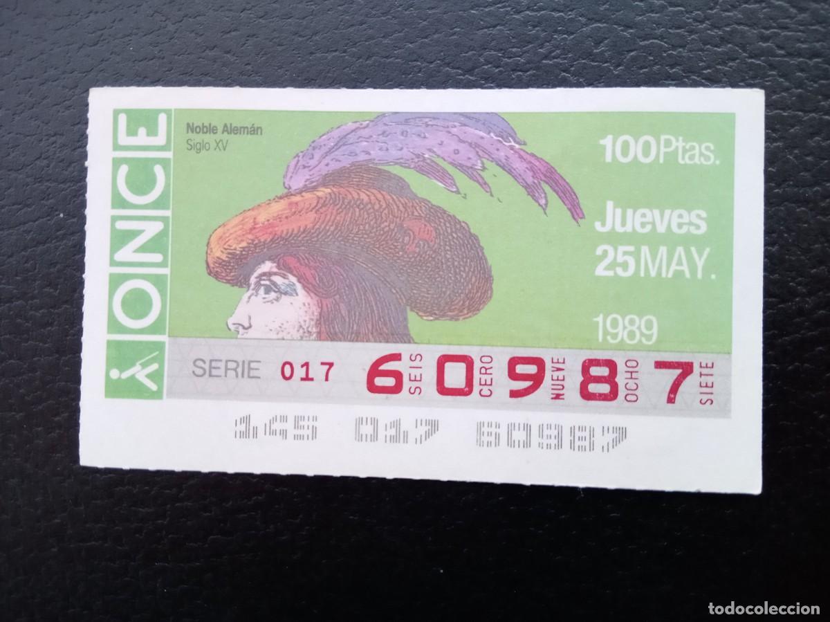 Cupones ONCE: CED1 177 CUPON DE LA ONCE DEL SORTEO25 DE MAYO DE 1989 - Foto 1