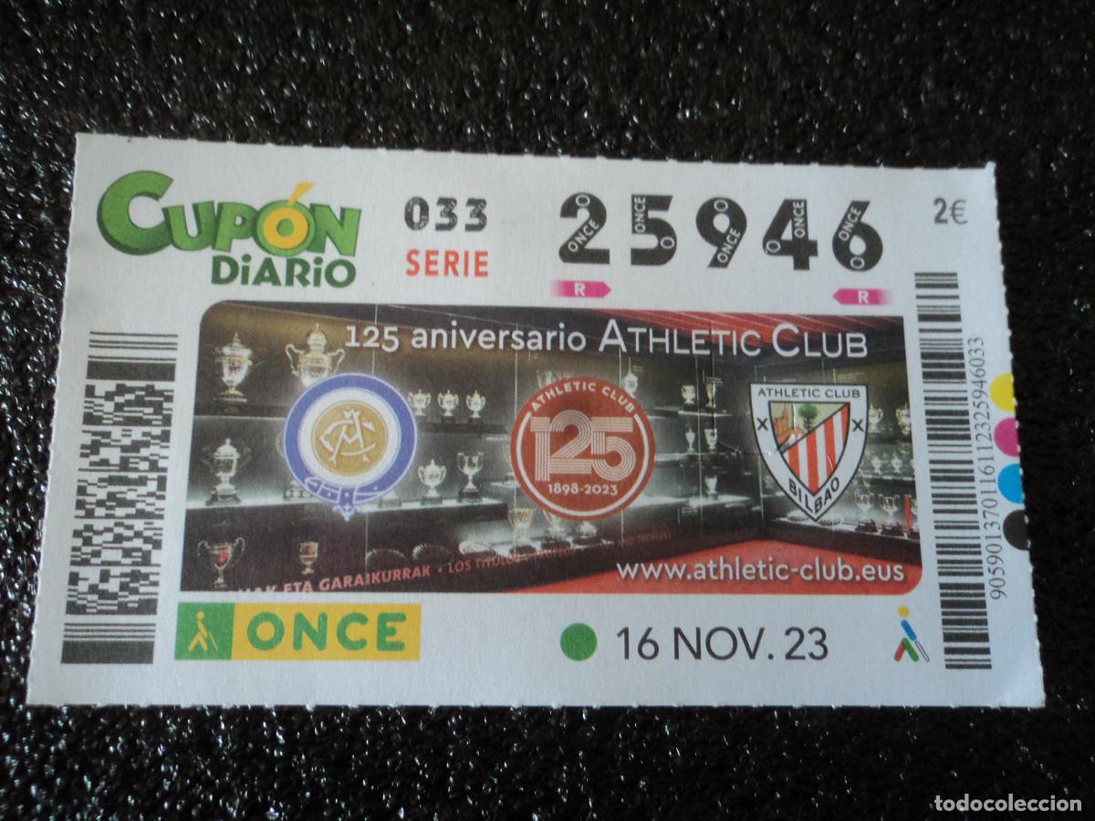 ONCE Coupons: 125 ANIVERSARIO DEL ATHLETIC CLUB