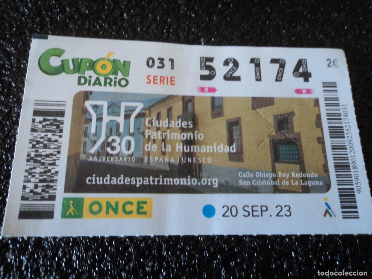 ONCE Coupons: CALLE OBISPO REY REDONDO, SAN CRISTOBAL DE LA LAGUNA