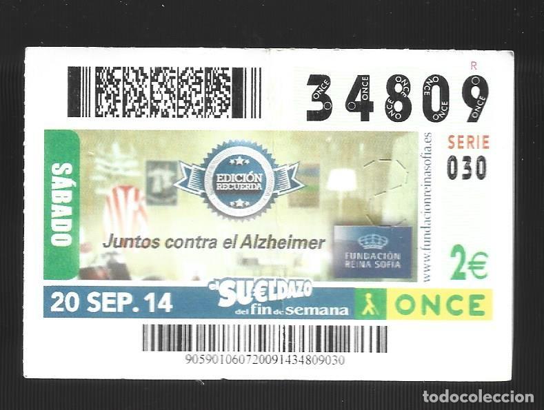 Cupones ONCE: 1 CUPON DE LA ONCE 20/09/2014 - Foto 1