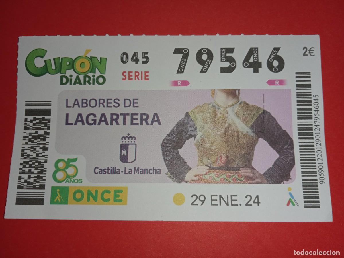 Cupones ONCE: LABORES DE LAGARTERA -- CASTILLA LA MANCHA -- 29-01-24 - Foto 1