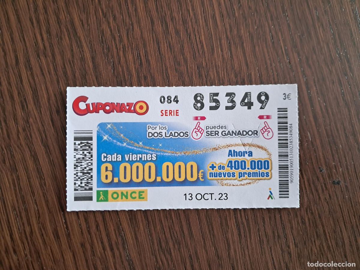 Cupones ONCE: cup&oacute;n once 13-10-23, cuponazo del viernes. - Foto 1