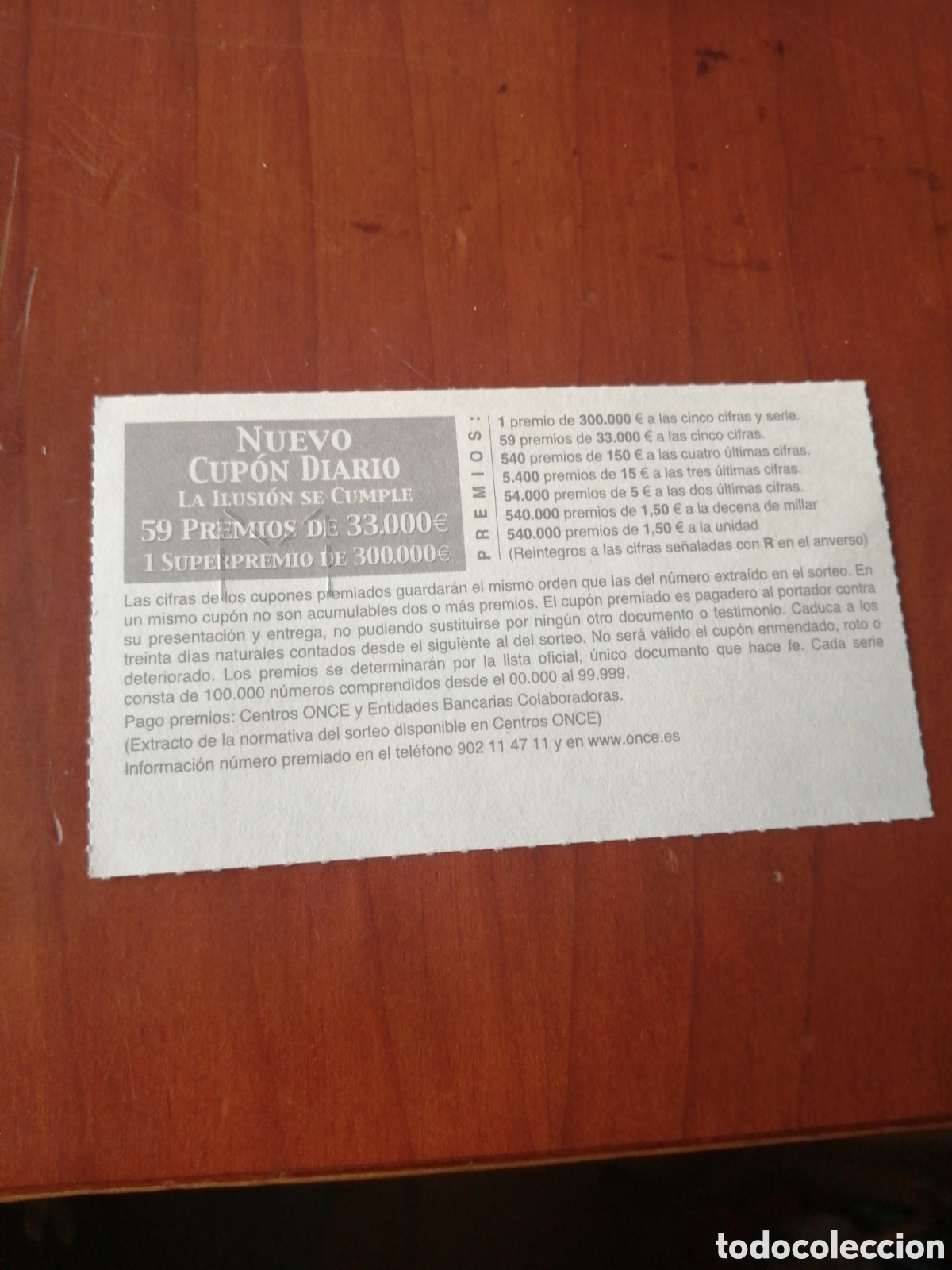 Cupones ONCE: CUPON ONCE BARCELONA - Foto 2
