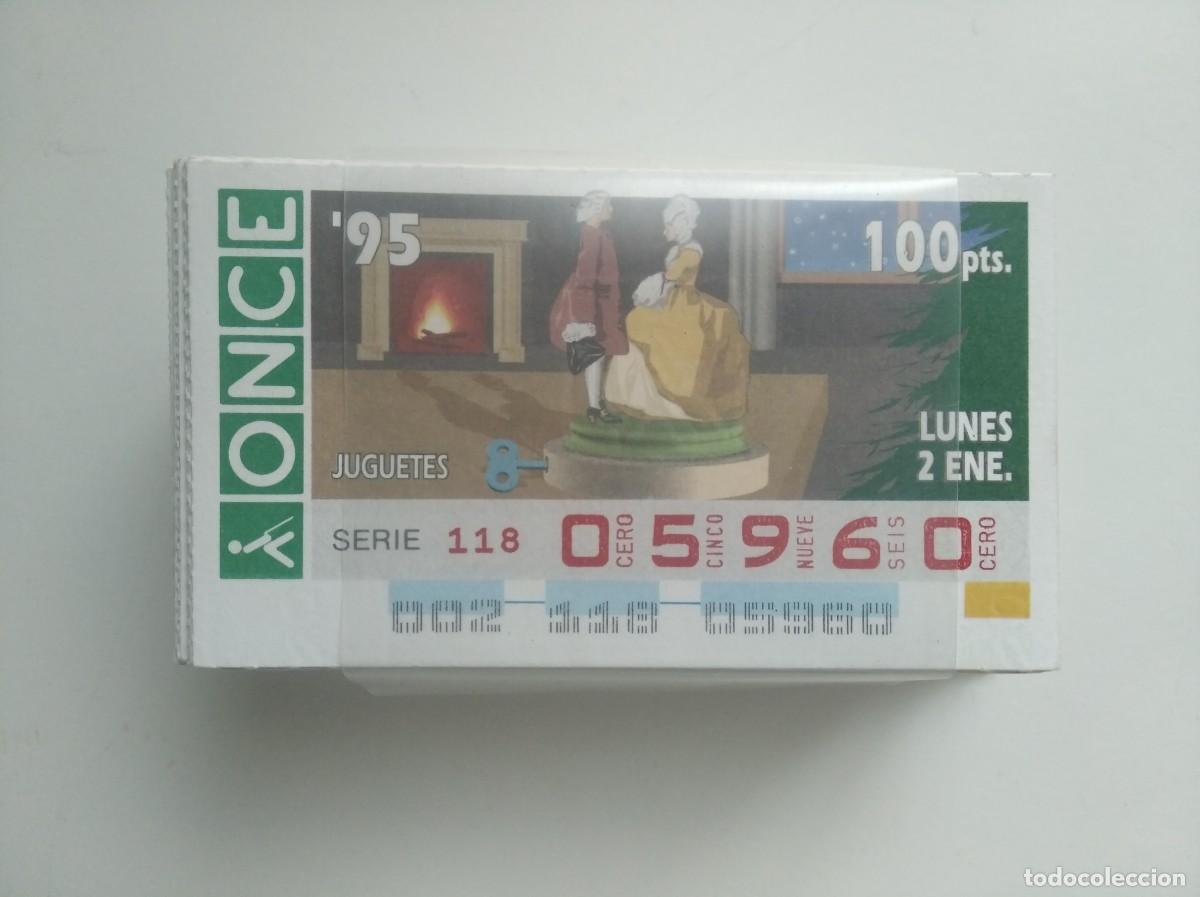 Cupones ONCE: CUPONES DE LA ONCE. A&Ntilde;O 1995 COMPLETO. - Foto 1