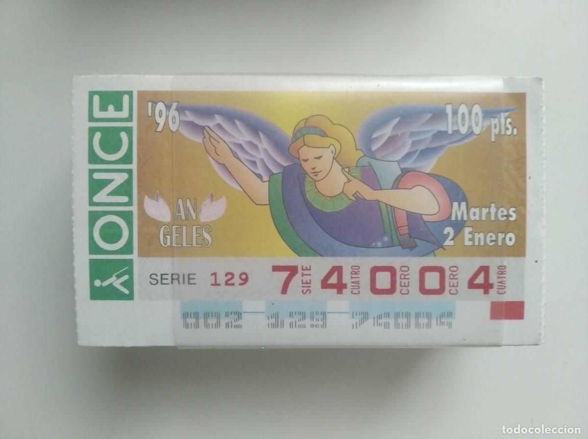 Cupones ONCE: CUPONES DE LA ONCE. A&Ntilde;O 1996 COMPLETO. - Foto 1