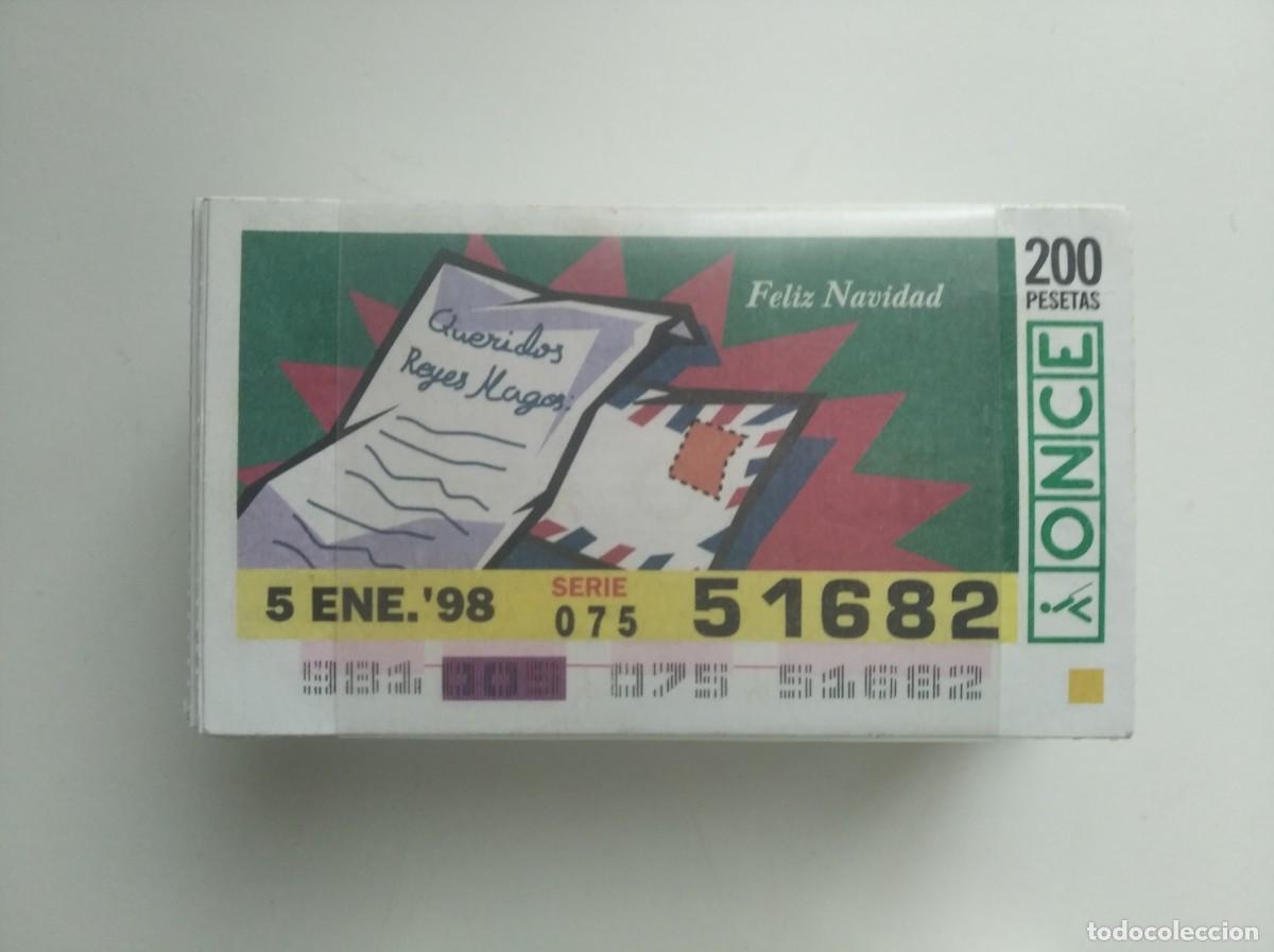 Cupones ONCE: CUPONES DE LA ONCE. A&Ntilde;O 1998 COMPLETO. - Foto 1
