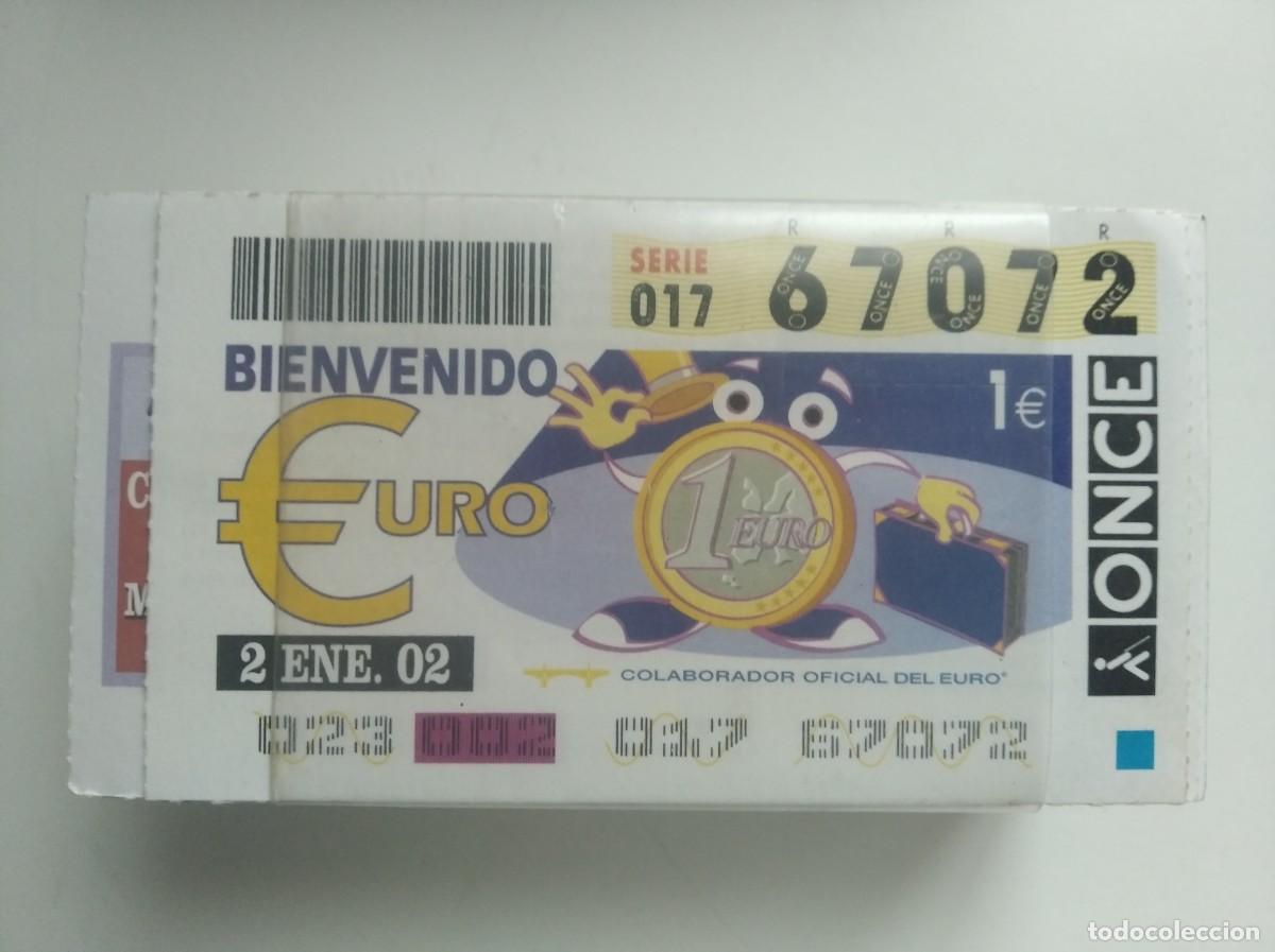 Cupones ONCE: CUPONES DE LA ONCE. A&Ntilde;O 2002 COMPLETO. - Foto 1