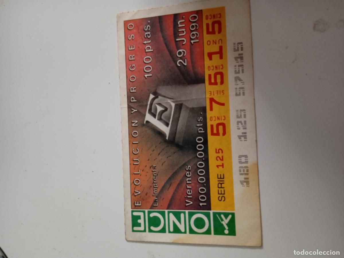 Billets ONCE: C-ITH CUPON DE LA ONCE EVOLUCION Y PROGRESO