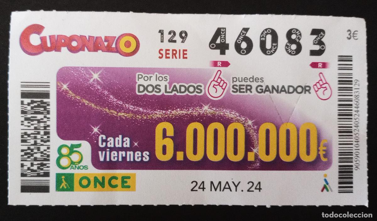 Cupones ONCE: CUP&Oacute;N ONCE - 24/MAYO/2024 - CUPONAZO - Foto 1