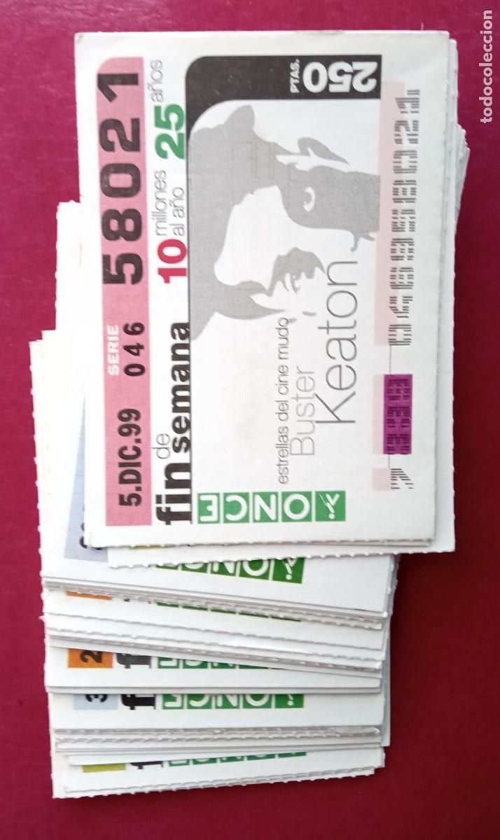 Cupones ONCE: coleccion completa de la once cine mudo - Foto 1