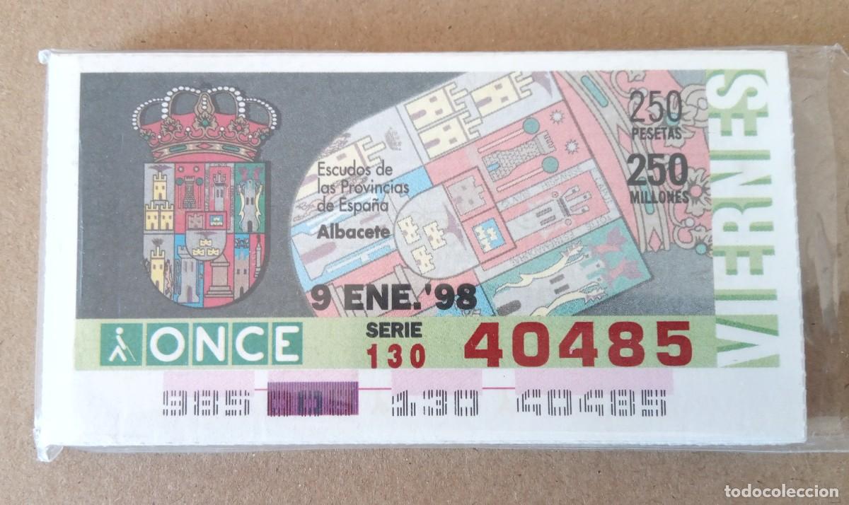 Cupones ONCE: coleccion completa de cupones de la ONCE de escudos - Foto 1