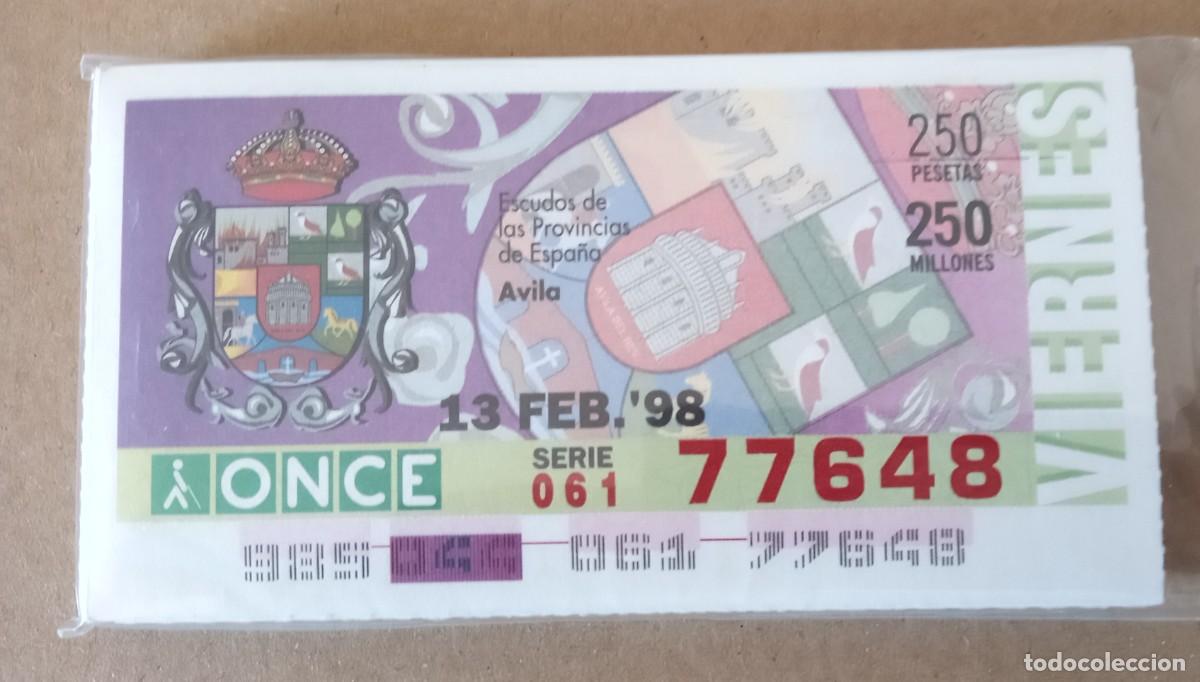 Cupones ONCE: coleccion completa de cupones de la ONCE de escudos - Foto 1
