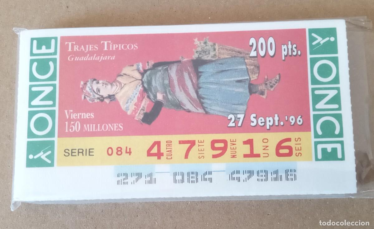 Cupones ONCE: coleccion completa de cupones de la ONCE de trajes regionales