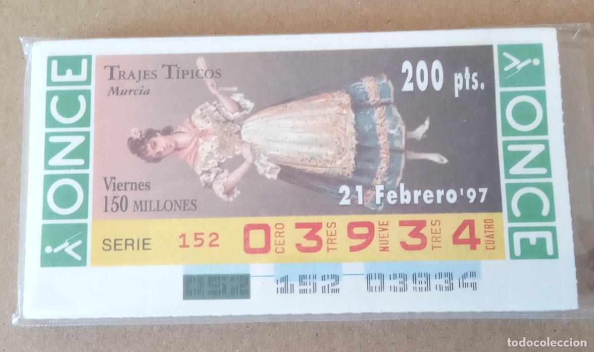 Cupones ONCE: colecci&oacute;n completa de la ONCE de trajes regionales